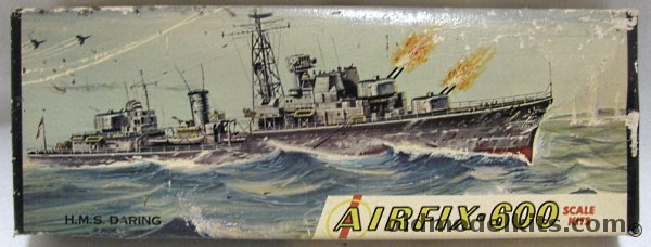 Airfix 1/600 HMS Daring Destroyer Craftmaster Issue, S1-39 plastic model kit